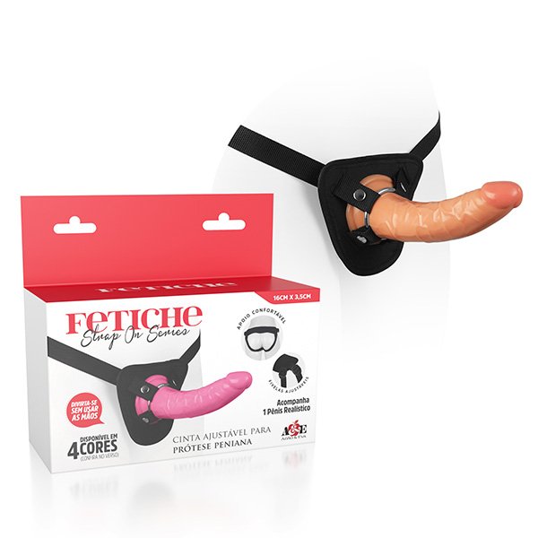 Foto do produto Cinta Ajustável com Pênis - 16 x 3,5cm