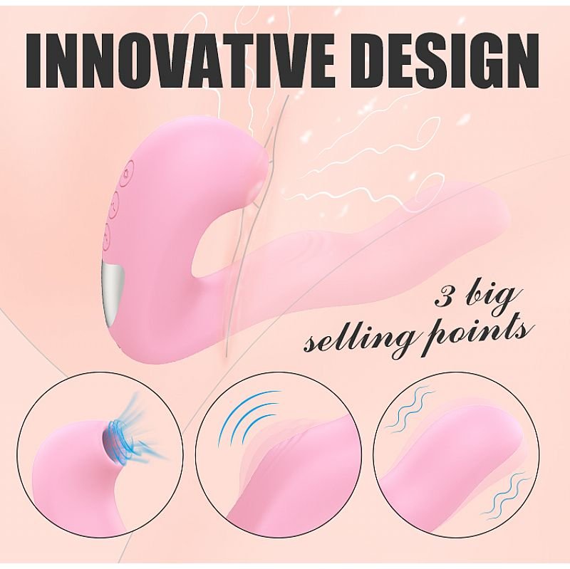 Foto do produto Lover - Vibrador 3x1 Recarregável