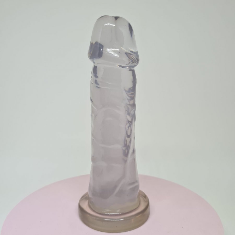 Foto do produto Pênis Delícia em Silicone Transparente 16x4cm