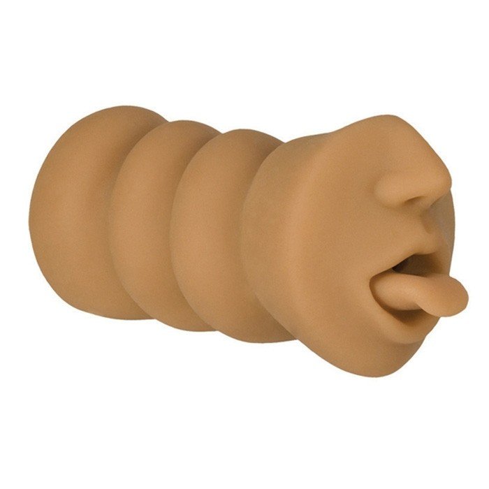Foto do produto Masturbador Boca em Cyberskin - AMANTE CALIENTE
