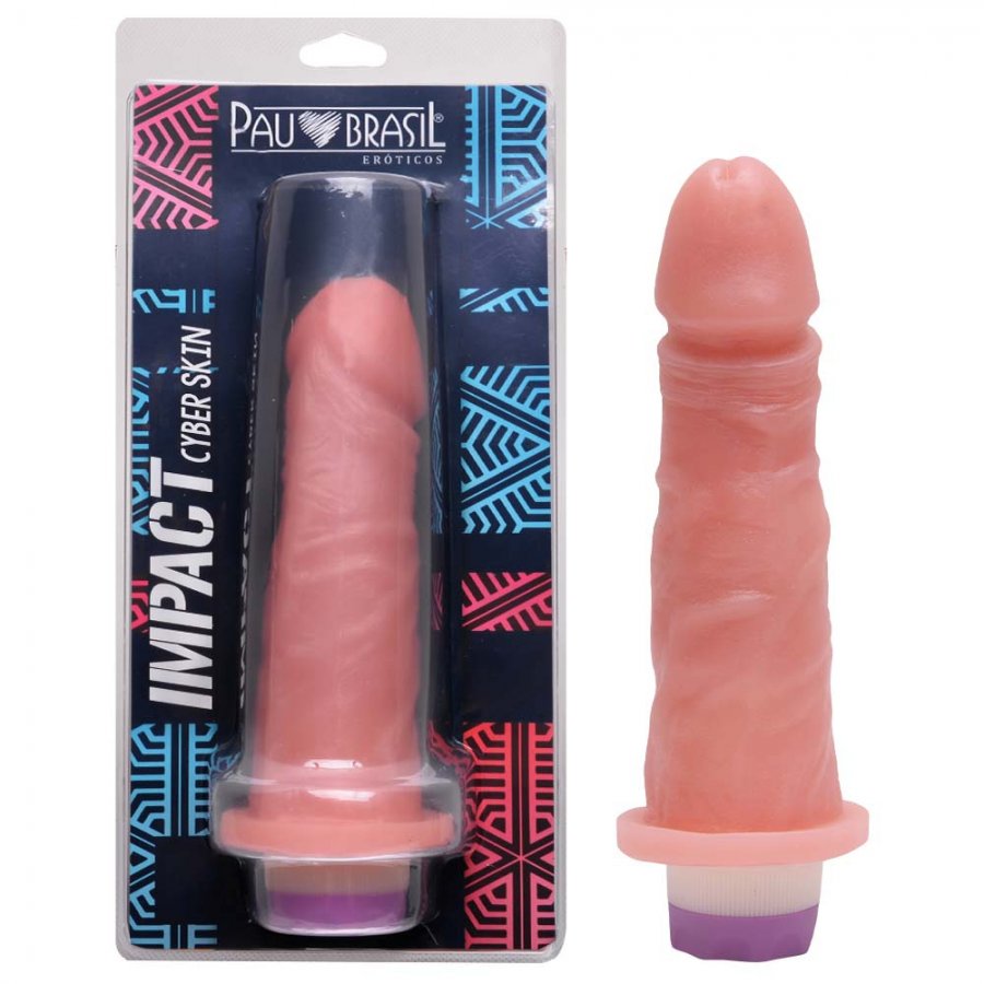 Foto do produto Pênis em Cyberskin com Vibração 19x4cm