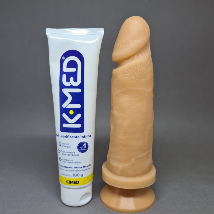 Foto do produto Pênis em Silicone com Ventosa 15x4cm