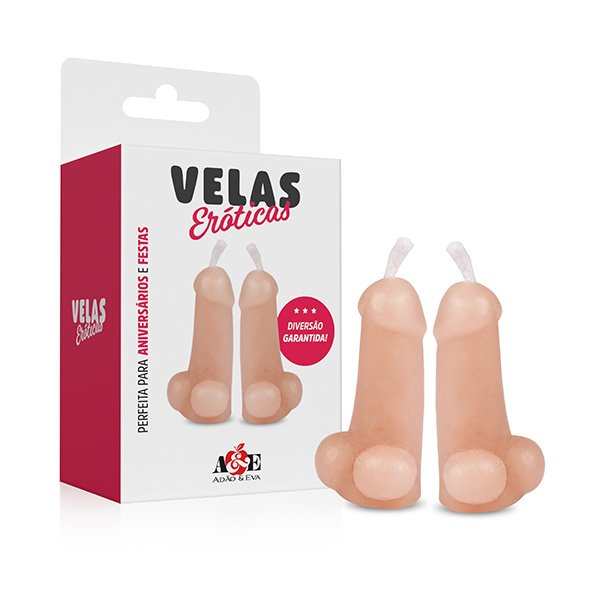 Foto do produto Mini Velas Aromáticas em Formato de Pênis