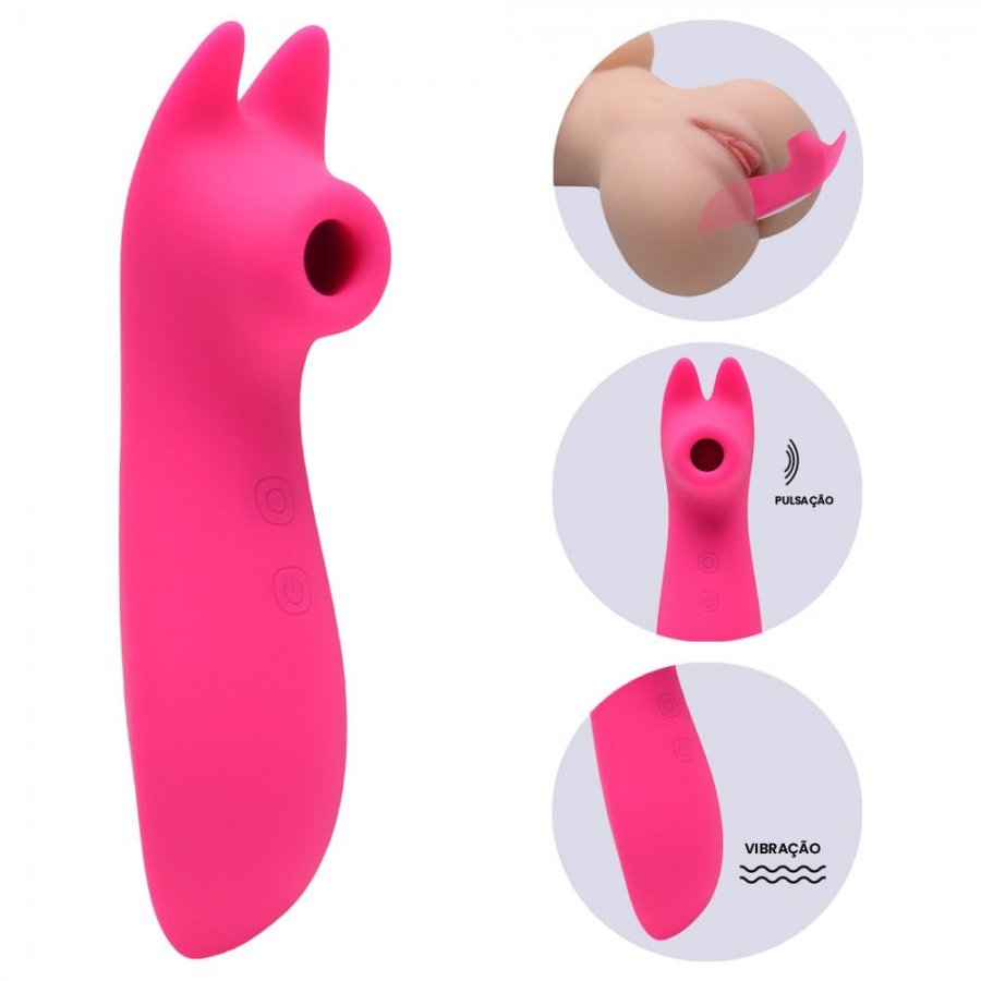 Foto do produto Felina: Vibrador de Clitóris com Pulsador 7 modos