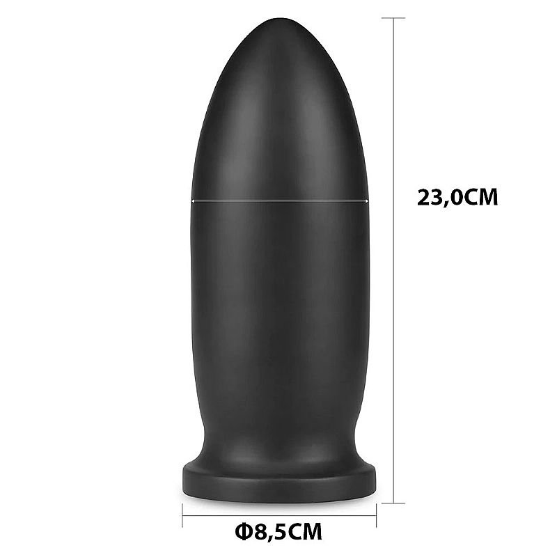 Foto do produto Plug Gigante em Silicone 21 x 7,5cm