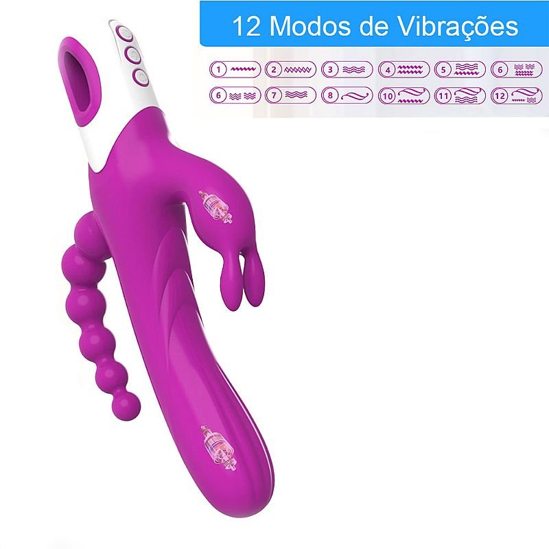 Foto do produto Mister Rabbit com Plug Anal - Recarregável