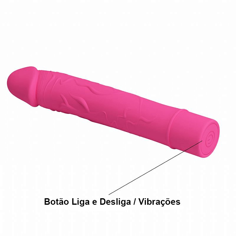 Foto do produto Vibrador Pênis em Silicone - 10 Modos