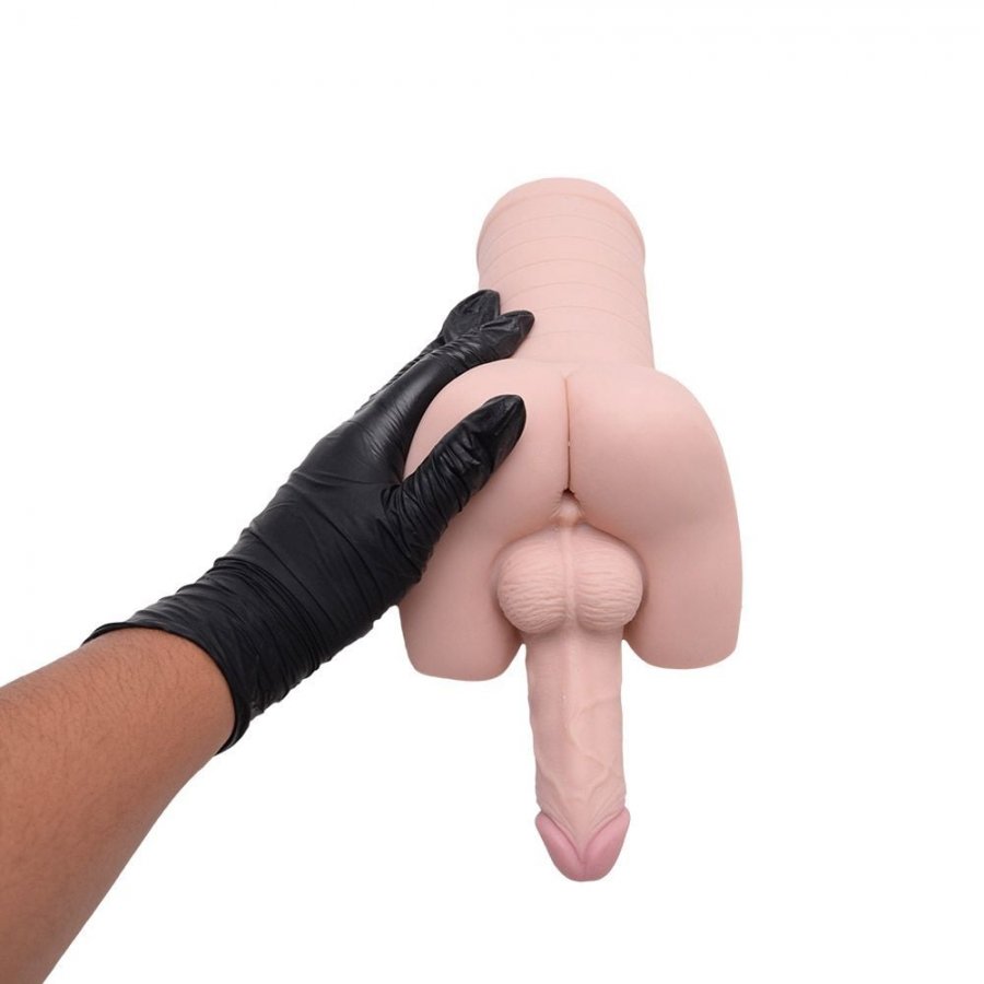 Foto do produto Masturbador Ânus com Pênis em Cyberskin