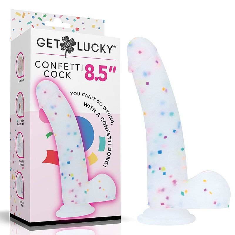 Foto do produto Pênis Confete em Silicone Premium 18 x 4cm