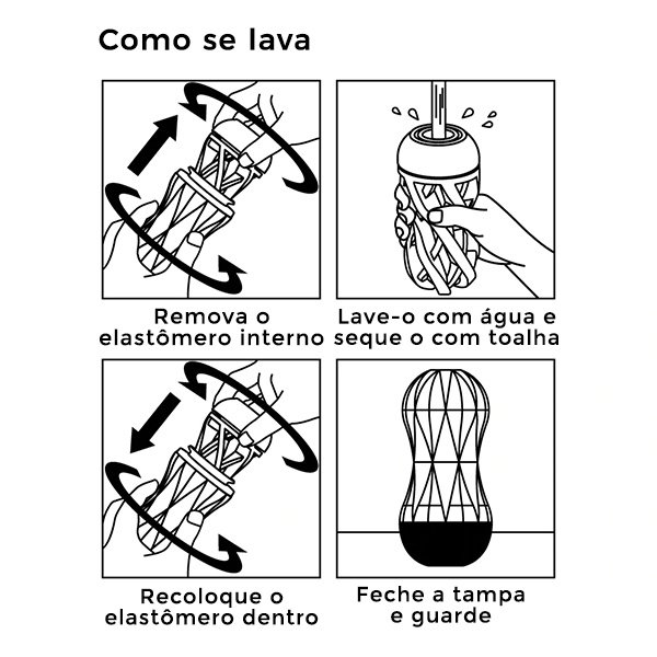 Foto do produto Masturbador Tenga Air -Tech Squeeze Regular