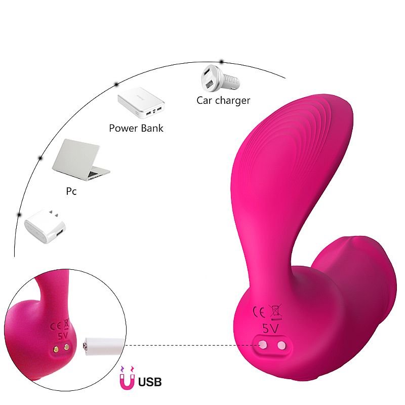 Foto do produto Vibrador p/ Calcinha com Mini Pênis e Controle Remoto