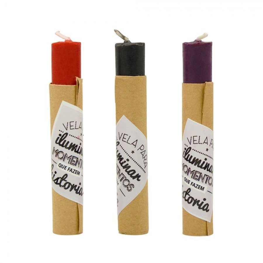 Foto do produto 3 Velas Palito para Wax Play