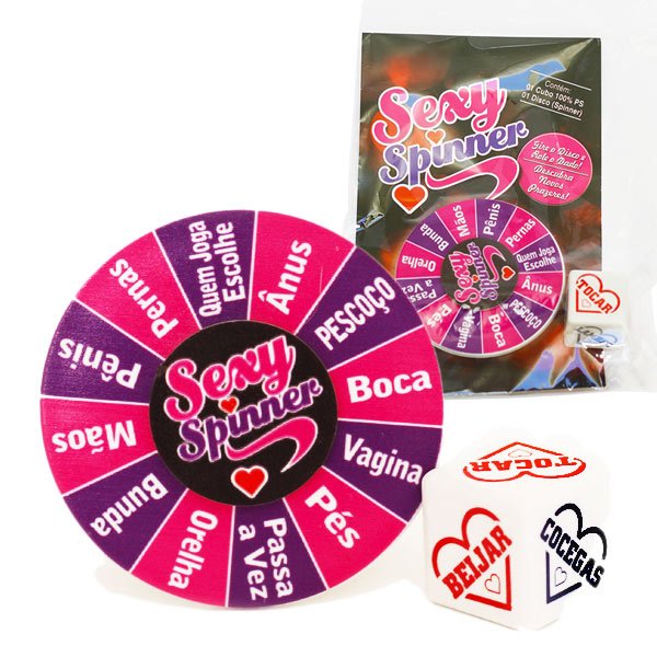 Foto do produto Jogo Sexy Spinner com Dado