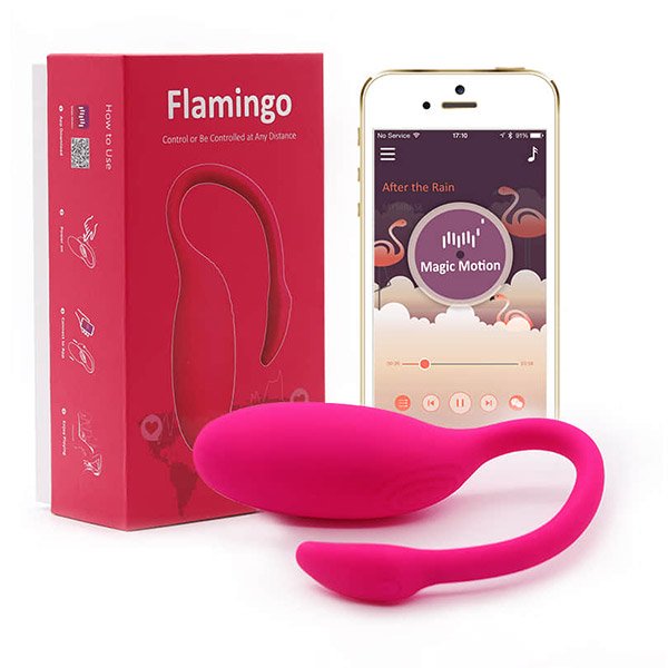 Foto do produto Flamingo - Vibrador Por Aplicativo