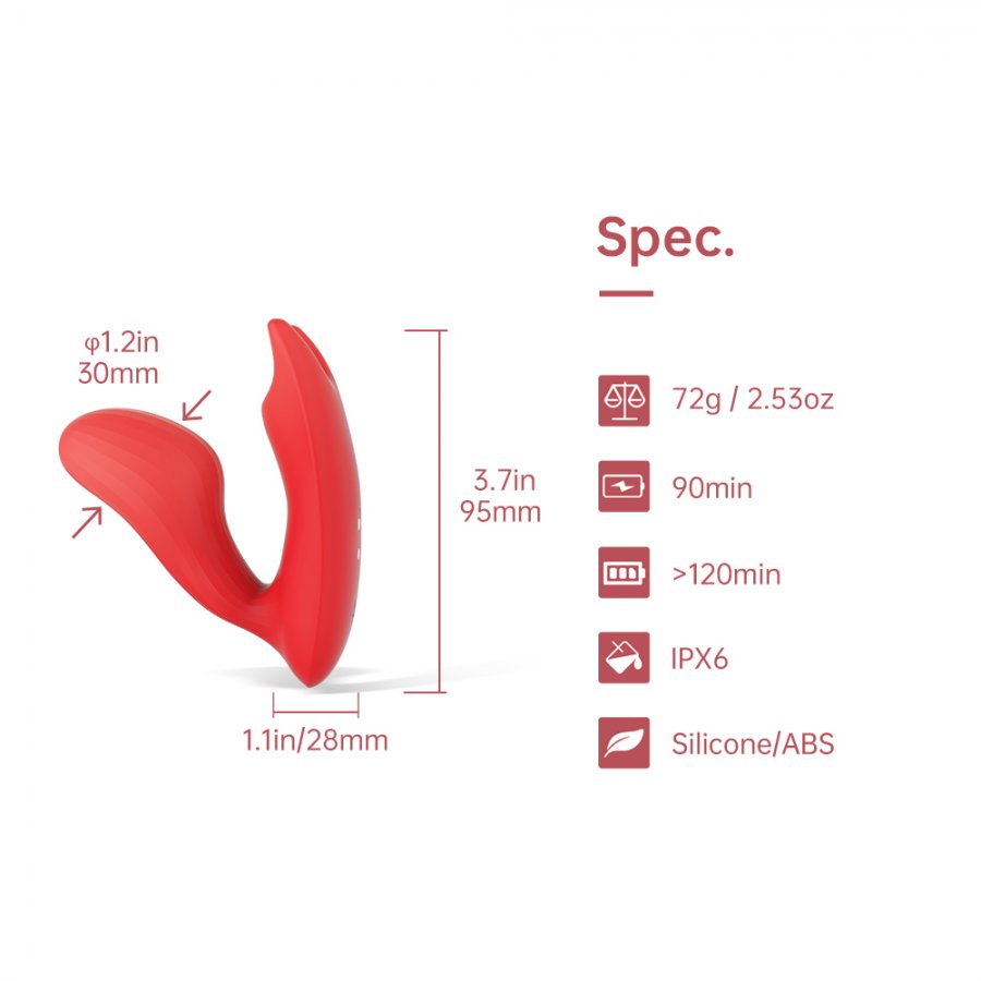 Foto do produto Magic Fox - Vibrador Duplo Por Aplicativo