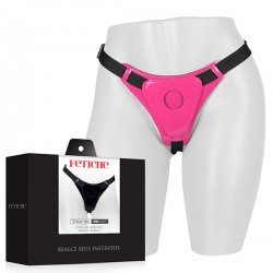 Cinta Ajustável em Vinil Pink