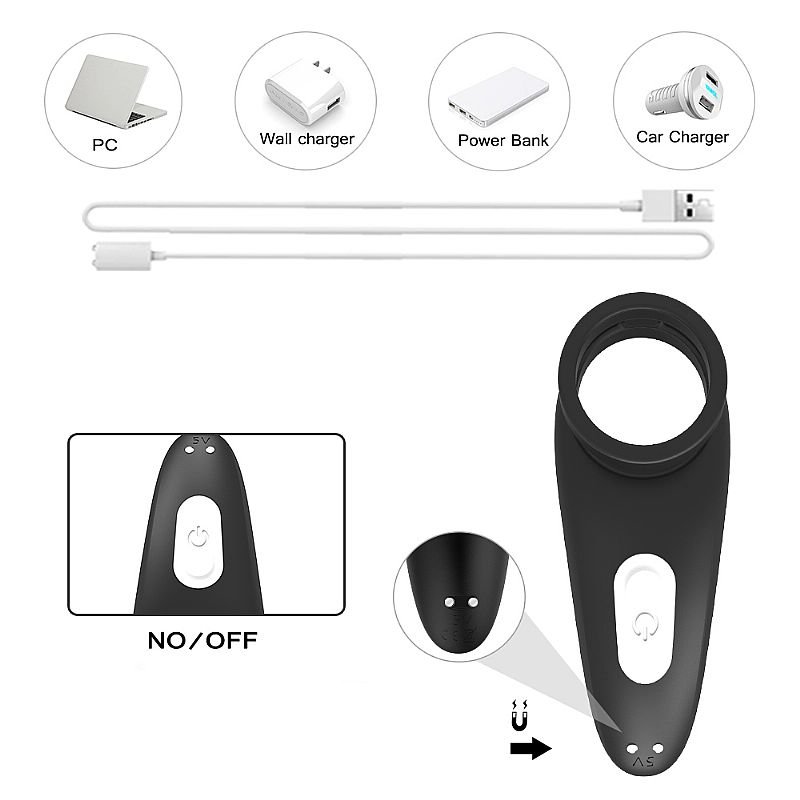 Foto do produto US -Anel Peniano Duplo Recarregável