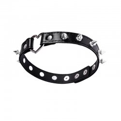 Dark Lover: Choker com Spikes e Coração