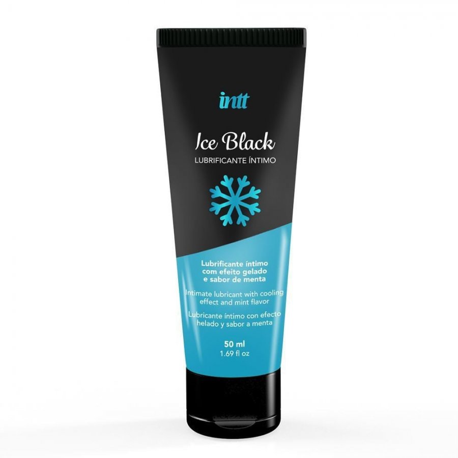 Foto do produto Lubrificante que Esfria - Ice Black (Sabor Halls Preto) 50ml