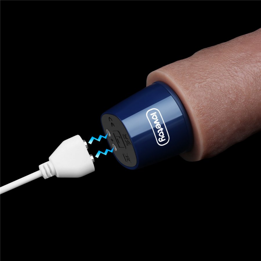 Foto do produto Pênis com Vibro em Silicone Platinum  22,5 x 4cm