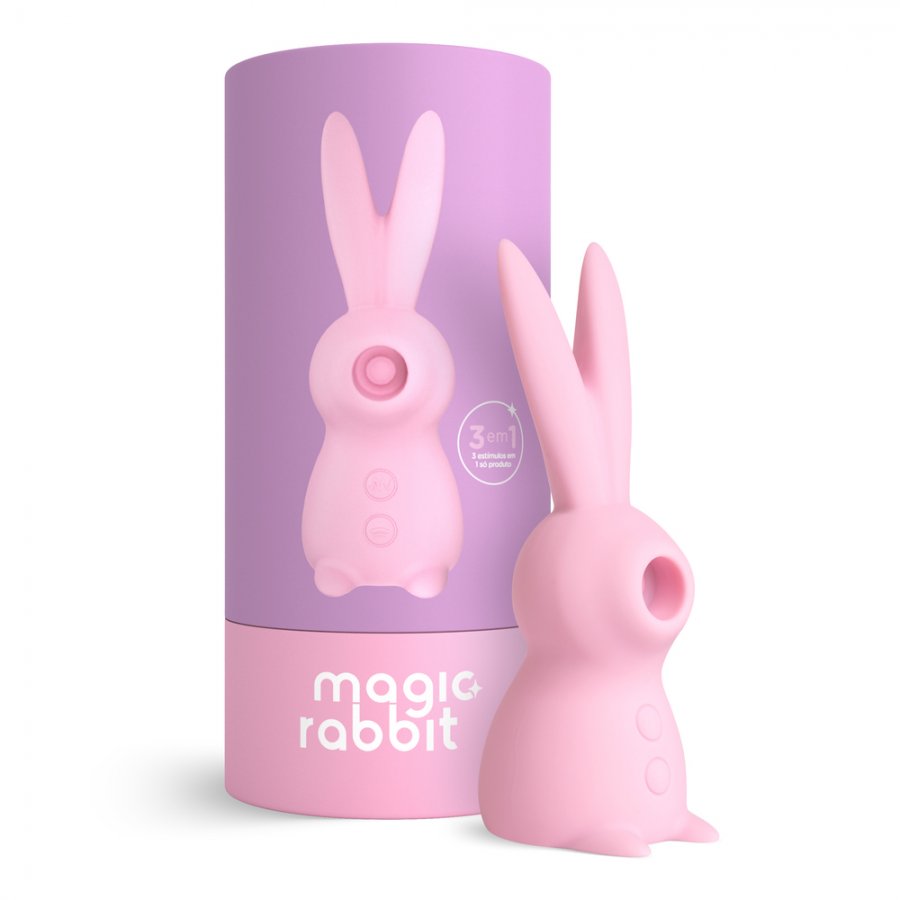 Foto do produto Magic Rabbit: Estimulador de Clitóris 3x1 - by Ingrid Guimarães