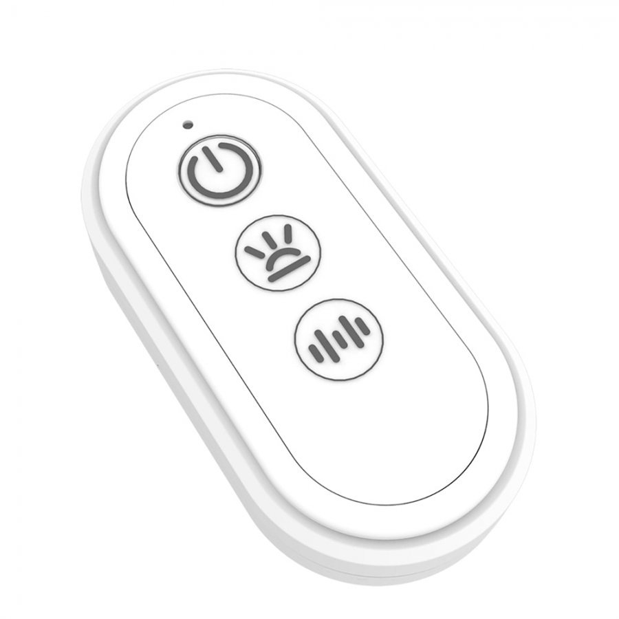 Foto do produto Plug Anal em Metal com LED e 10 Modos de Vibração