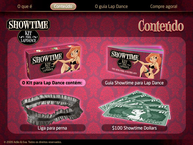 Foto do produto Kit para Lap Dance - SHOWTIME