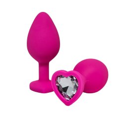 Plug Pink em Silicone - Médio