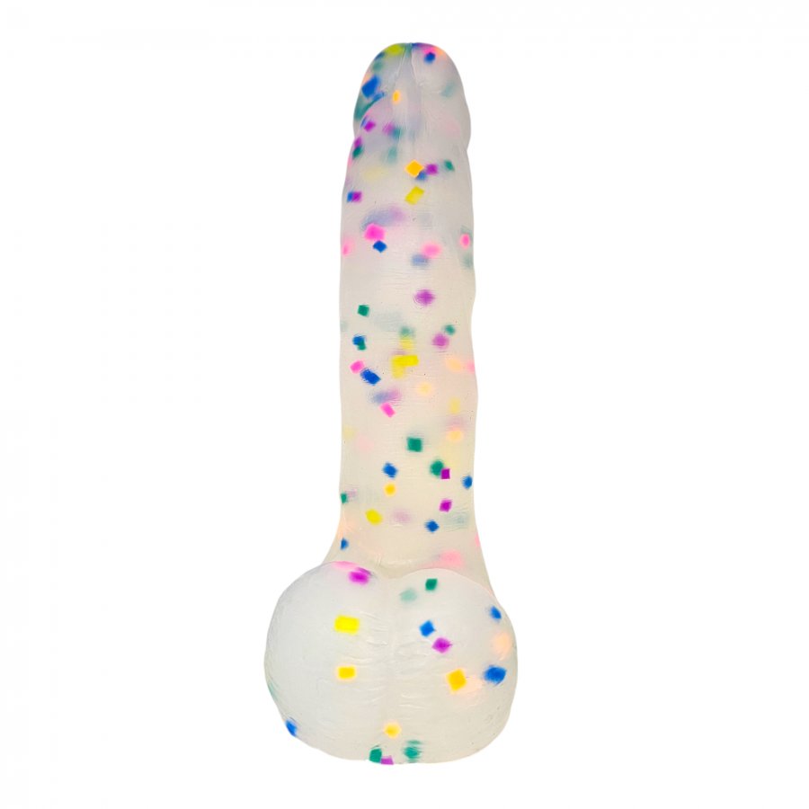 Foto do produto Pênis Confete em Silicone Premium 18 x 4cm