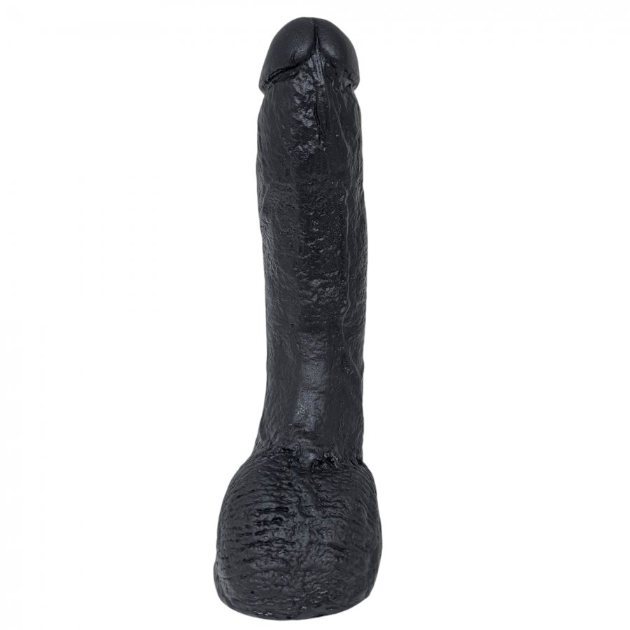 Foto do produto Pênis Dotadão Preto em Silicone - 21 x 5cm