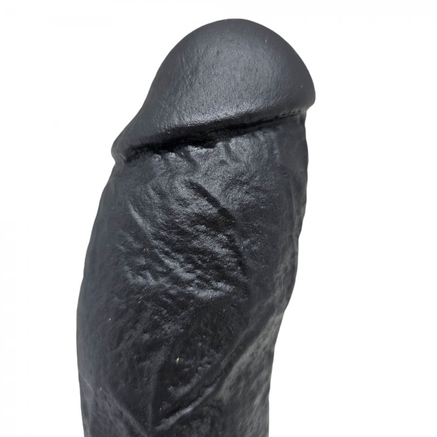 Foto do produto Pênis Dotadão Preto em Silicone - 21 x 5cm