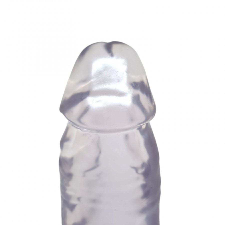 Foto do produto Pênis Adorável em Silicone Transparente 19x4,5cm
