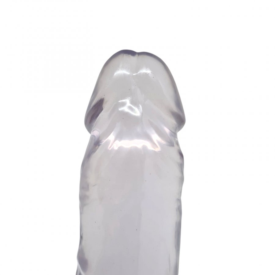 Foto do produto Pênis Adorável em Silicone Transparente 19x4,5cm