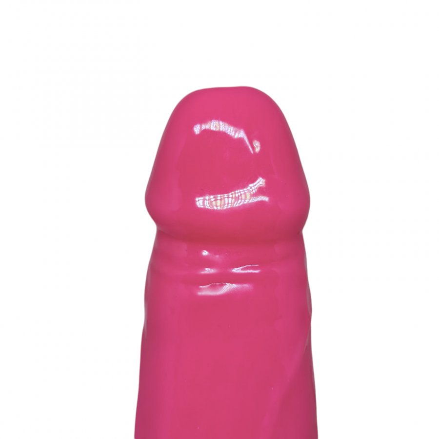 Foto do produto Pênis Silicone Brilhante 14x4cm - Rosa