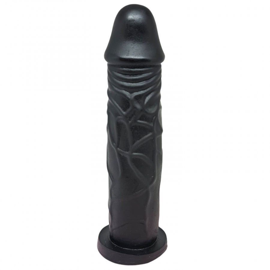 Foto do produto Pênis Perfect Black em Silicone 18x4cm