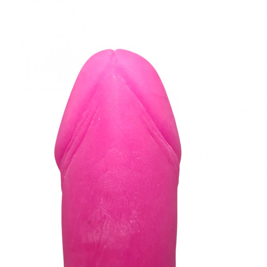 Foto do produto Pênis Pink em Cyberskin Fosforescente (18x4cm)