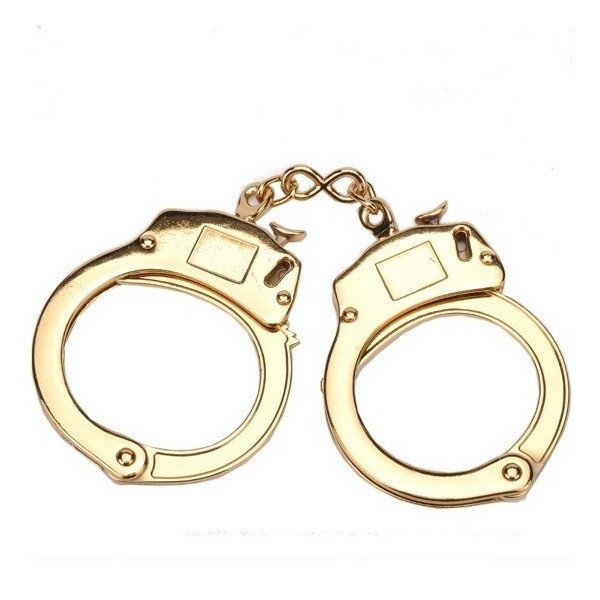 Foto do produto Algemas em Metal Dourado