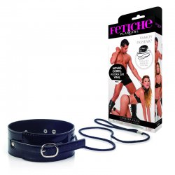 Coleira Em Vinil Preto