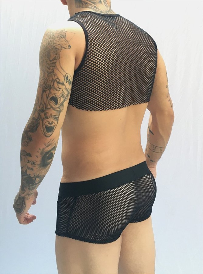 Foto do produto Conjunto Cueca Sex com Cropped Arrastão