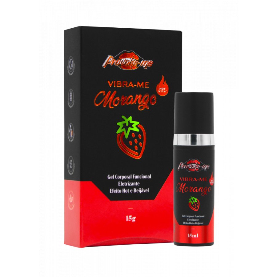 Foto do produto VIBRA-ME Gel Sugador Líquido - Morango