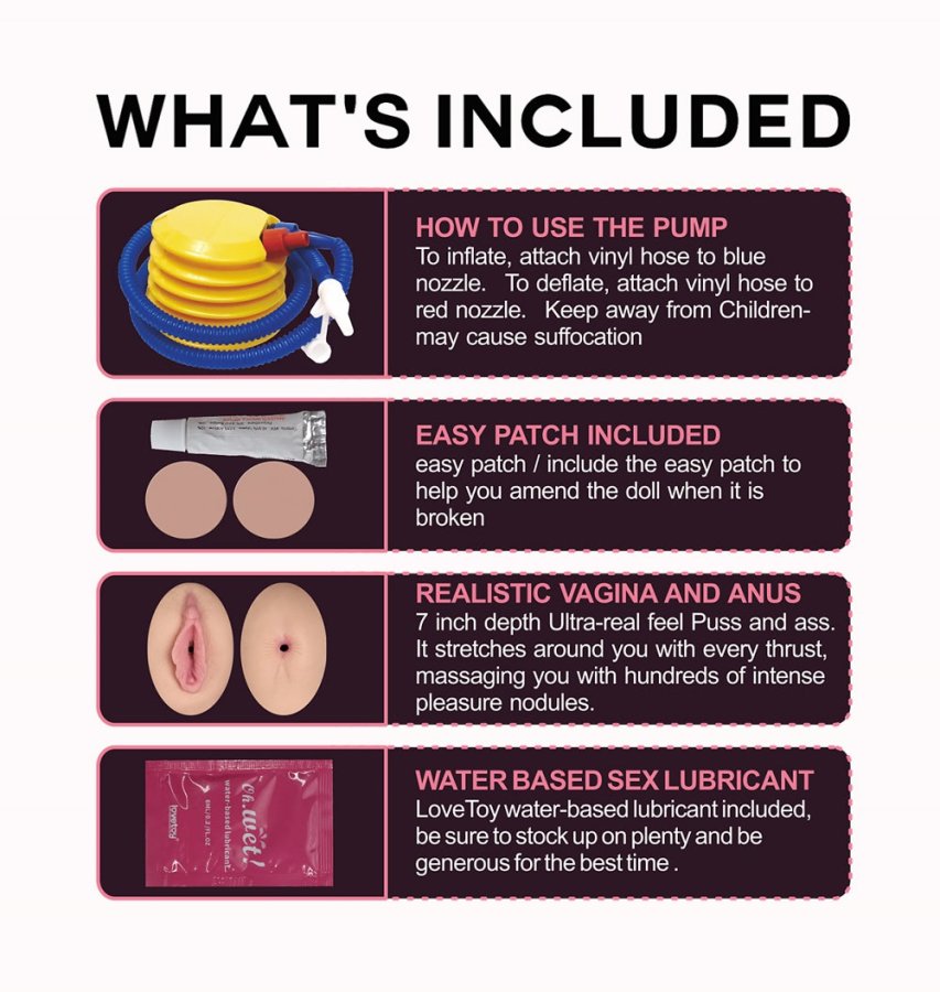 Foto do produto Boneca do Amor Inflável Realista