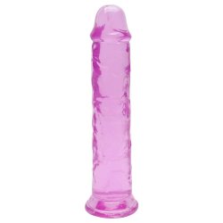 Dildo Transparente 20 x 4cm - Roxo