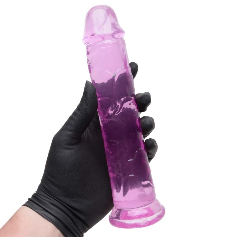 Foto do produto Dildo Transparente 20 x 4cm - Roxo