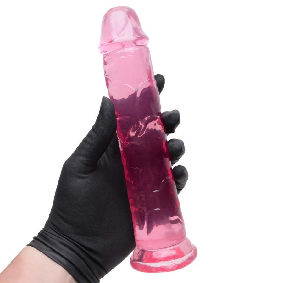 Foto do produto Dildo Transparente 20 x 4cm - Rosa