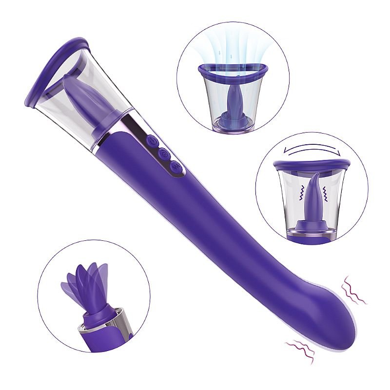 Foto do produto IVAN: Sugador de Clitóris com Vibrador de Ponto G