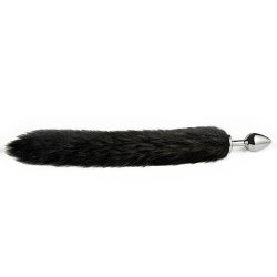 Plug Rabo de Gatinha (Preto)