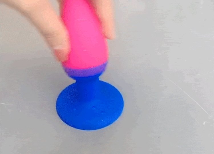 Foto do produto Kit com 3 Plugs em Silicone com Ventosa