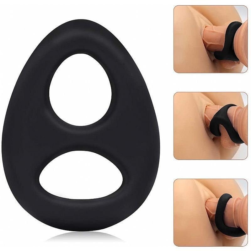Foto do produto Anel Peniano Duplo em Silicone