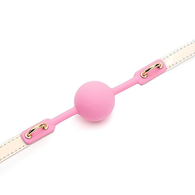 Foto do produto Mordaça Luxo em Silicone Rosa