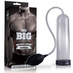 Mr BIG: Bomba Peniana Manual com Pêra para Sucção